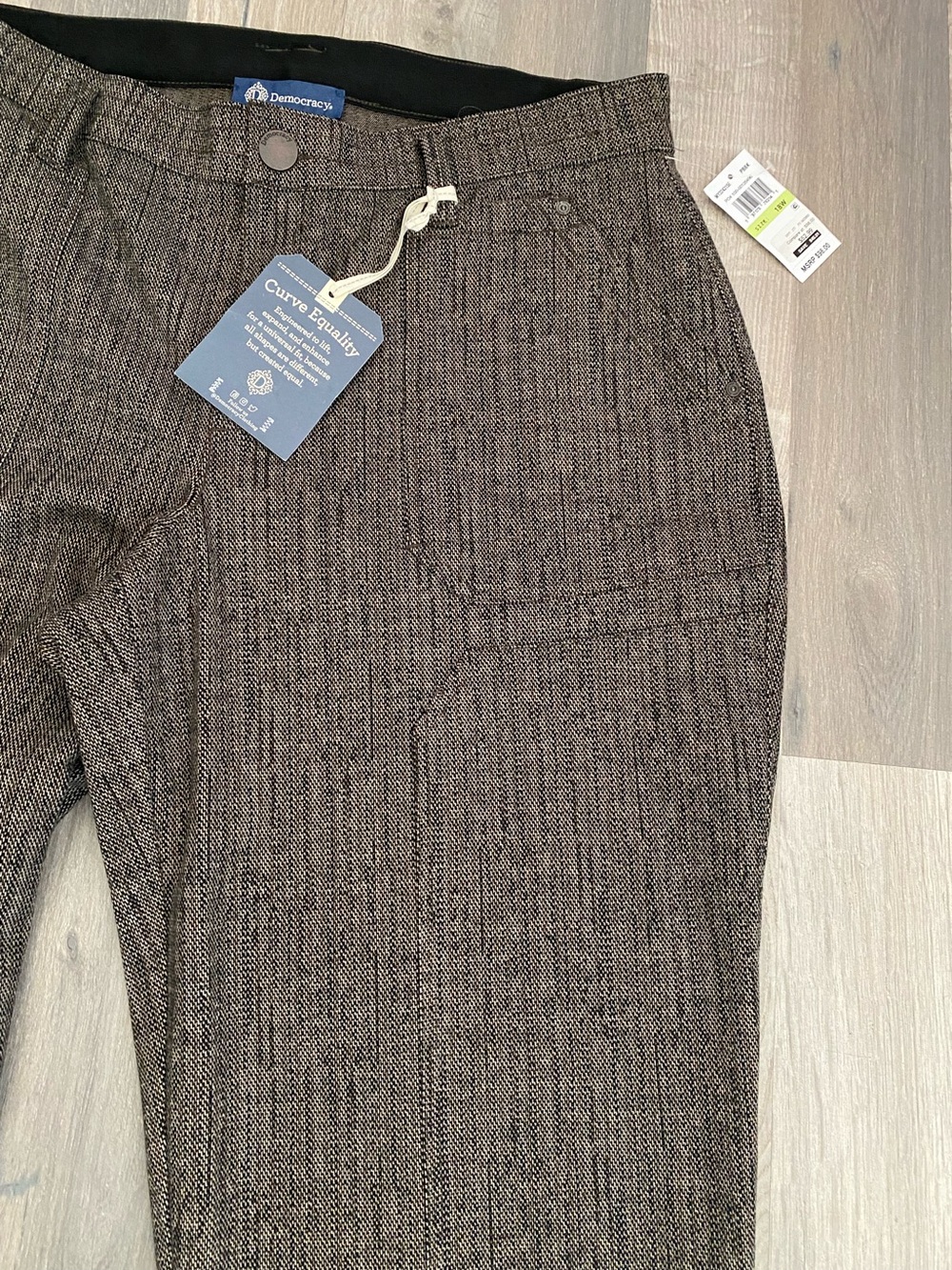 NEW $98 Democracy "Ab"solution Skyrise Slimming Panels Pants 18W  Curve Equality - Picture 8 of 9